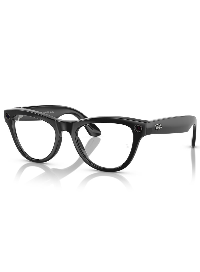 ميتا - نظارات Ray-Ban Wearable x Skyler RW4010 601/MF-52 / عدسات فوتوكرومية من اللون الشفاف إلى الأزرق السماوي - Image 1