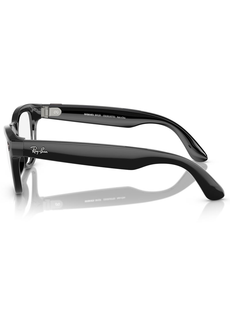 ميتا - نظارات Ray-Ban Wearable x Skyler RW4010 601/MF-52 / عدسات فوتوكرومية من اللون الشفاف إلى الأزرق السماوي - Image 1