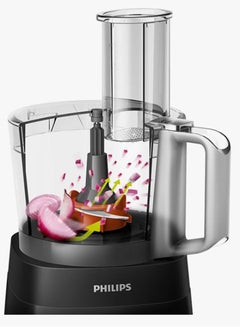 Philips Philips Food Processor 3000 Series  HR7301/90 Power Chop 750 W HR7301/90 أسود  - Image 2