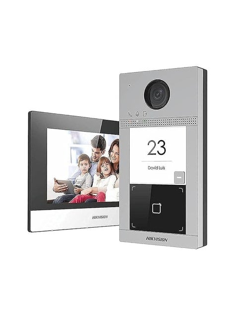 طقم الاتصال الداخلي عبر الفيديو IP DS-KIS604-S من Hikvision
