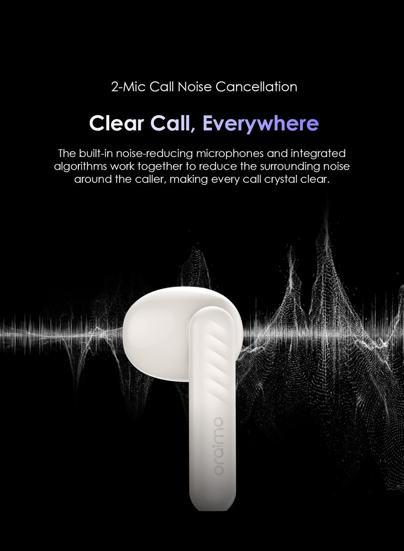 Oraimo FreePods Neo True Wireless Earbuds 50H Play Time Bluetooth TWS Earphone with APP Control, Anifast Fast Charging,Sound360 Spatial Audio,Gold Gold - Image 5