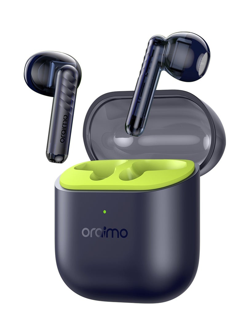 Oraimo FreePods Neo True Wireless Earbuds 50H Play Time Bluetooth TWS Earphone with APP Control, Anifast Fast Charging,Sound360 Spatial Audio,Blue Blue - Image 1
