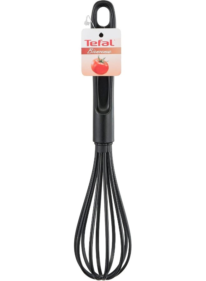 تيفال TEFAL أدوات المطبخ | خفاقة Bienvenue | مقاومة للحرارة العالية | لا تخدش الأواني | قابلة للغسل في غسالة الصحون | أسود | بلاستيك | صنع في فرنسا | ضمان لمدة سنتين | 27453120  - Image 4