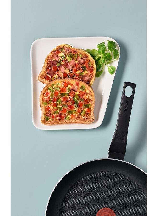 Tefal - TEFAL Easy Clean 2 Pcs Frypan Set (20 and 26 cm), Non-stick, Aluminium, red, B5729083 Red 20 and 26 cmcm - Image 1