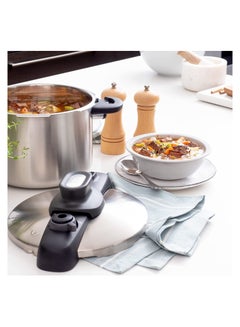 Tefal Secure Compact Pressure Cooker Stainless Steel Stainless Steel 8Liters  - Image 5