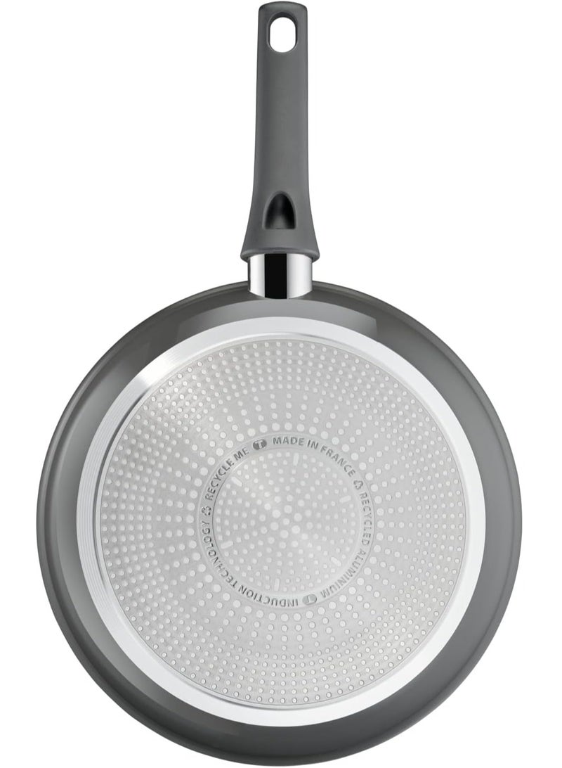 Tefal Renewal Non Stick Ceramic Coating Fry Pan Grey 30cm - Image 3