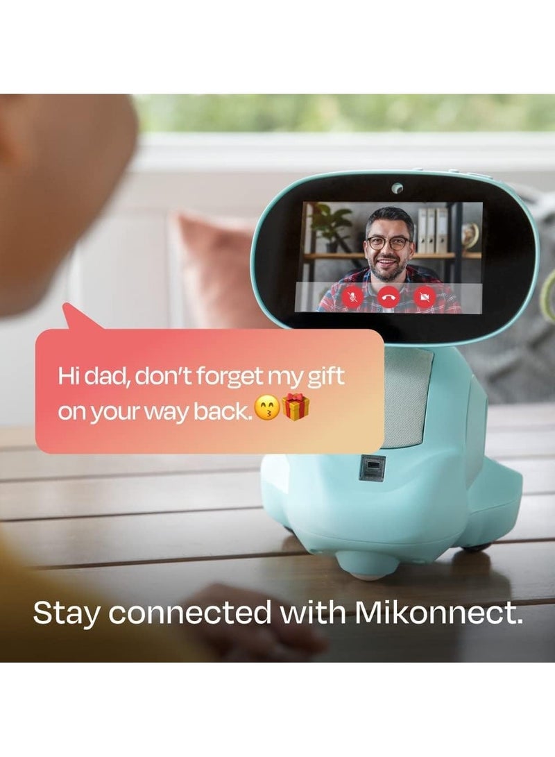 MIKO - 3 AI-Powered Smart Robot for Kids, STEM Learning Educational Robot, Interactive Voice Control Robot with App Control, Disney Stories, Coding Apps, Unlimited Games for Girls & Boys Ages 5-10 Blue - Image 1
