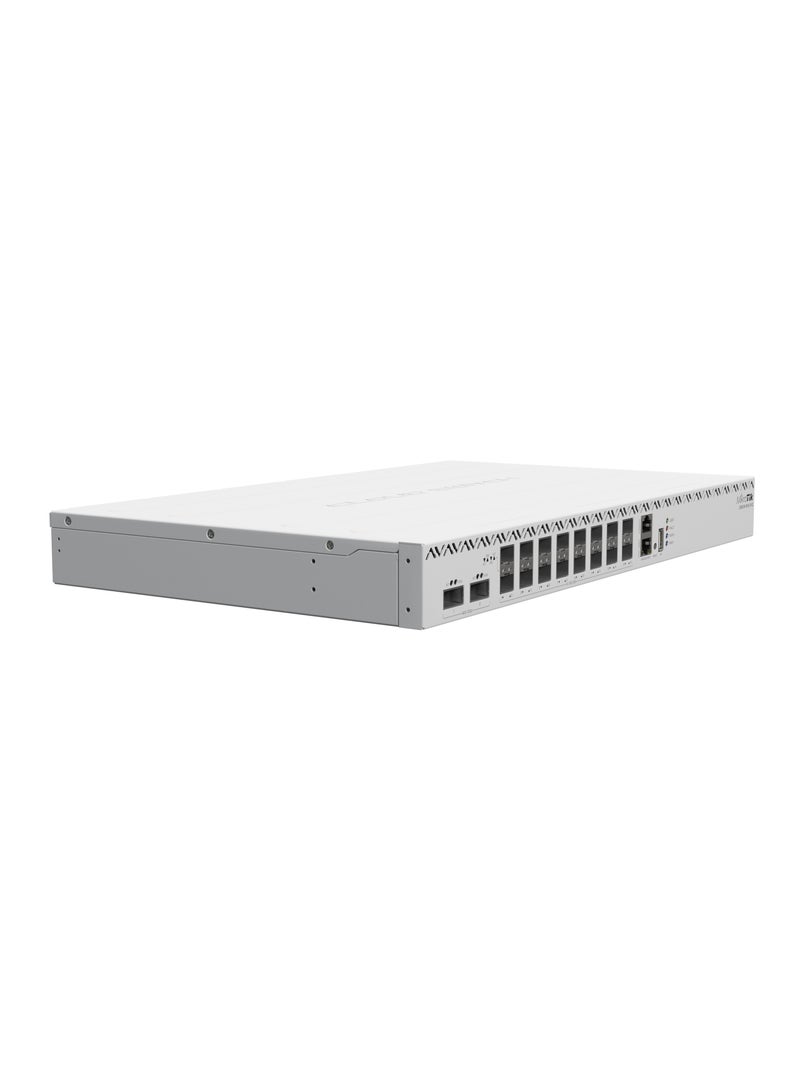 Mikrotik - Cloud Router Switch With RouterOS L5 license, Rackmount Case (CRS518-16XS-2XQ-RM ) Gray - Image 1