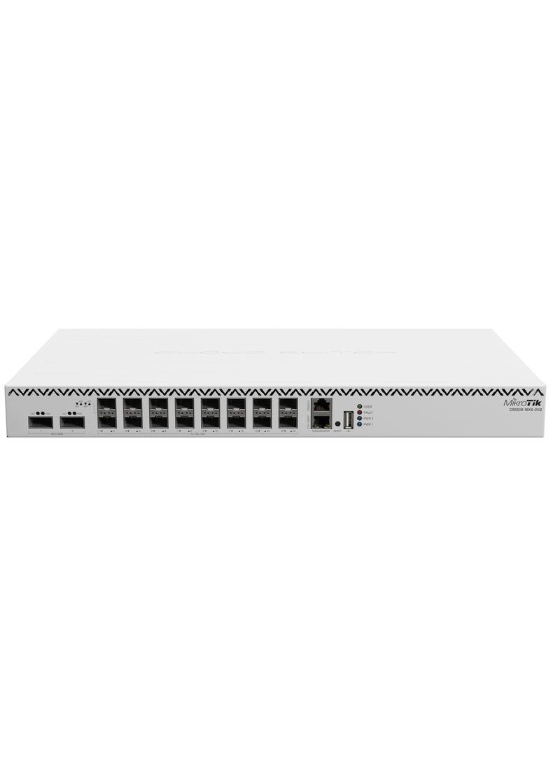 Mikrotik - Cloud Router Switch With RouterOS L5 license, Rackmount Case (CRS518-16XS-2XQ-RM ) Gray - Image 1