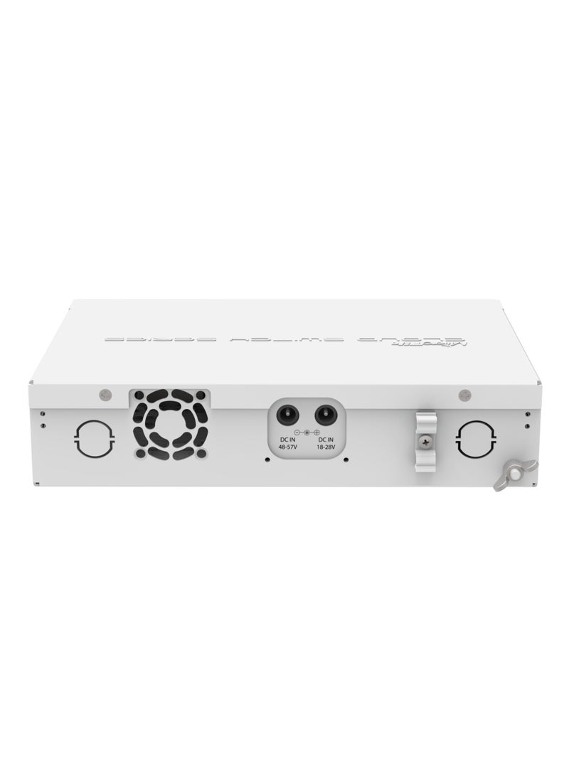 Mikrotik - CRS112-8P-4S-IN with POE-out And With RouterOS L5 White - Image 1