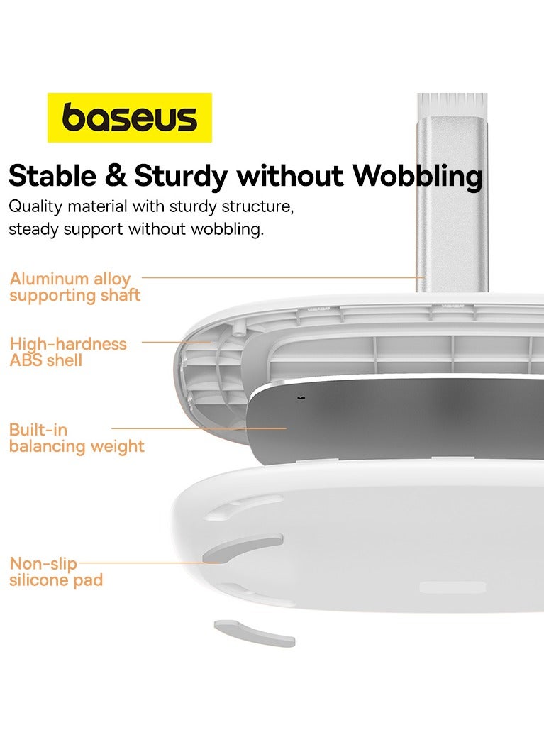 Baseus Seashell Series Tablet/Phone Stand Moon White  - Image 3