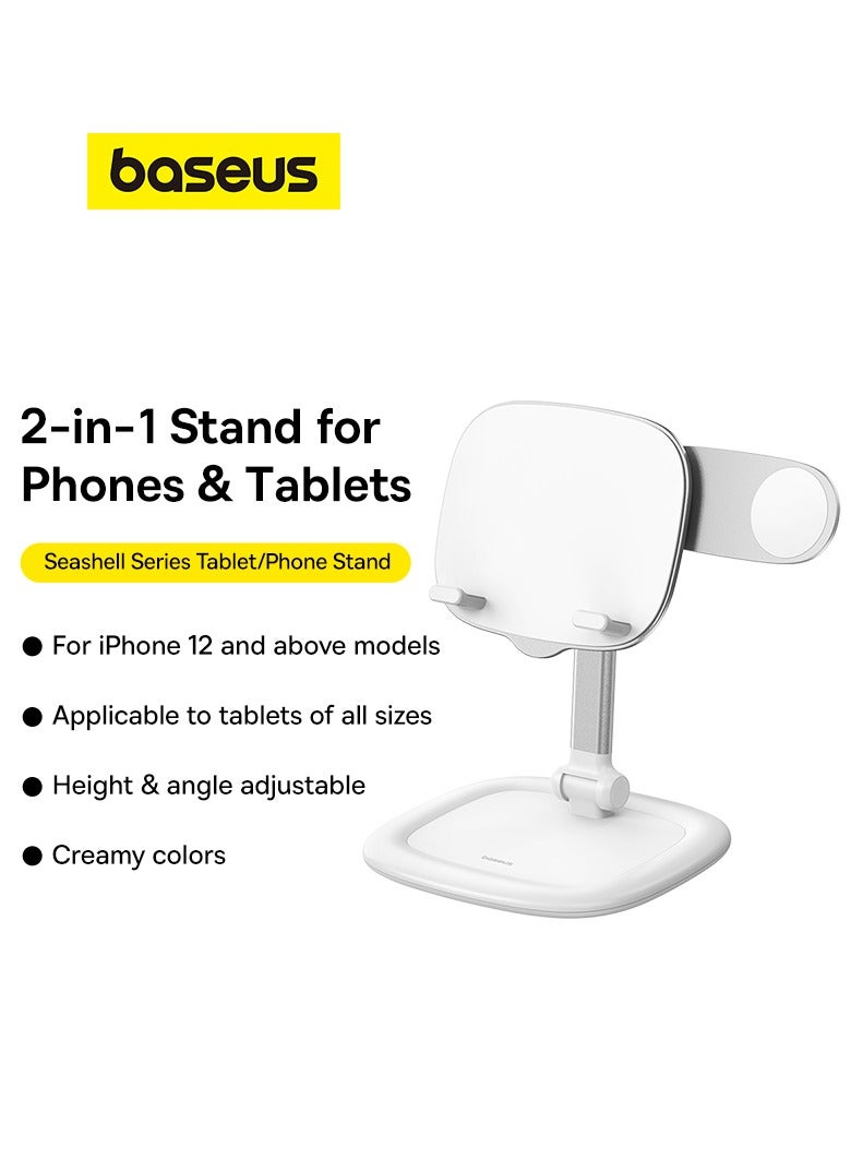 Baseus Seashell Series Tablet/Phone Stand Moon White  - Image 5