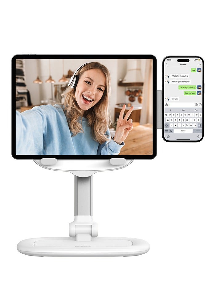 Baseus Seashell Series Tablet/Phone Stand Moon White  - Image 4