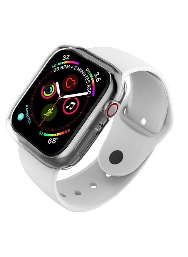 MARGOUN (for Watch 41mm) 2 Pack TPU Case Ultra Thin Soft TPU Shockproof Edge Case Cover Bumper Protector For 41mm Apple Watch Series Clear - Image 4