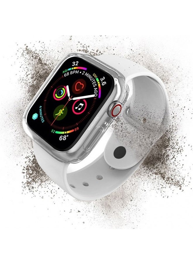 MARGOUN (for Watch 41mm) 2 Pack TPU Case Ultra Thin Soft TPU Shockproof Edge Case Cover Bumper Protector For 41mm Apple Watch Series Clear - Image 3