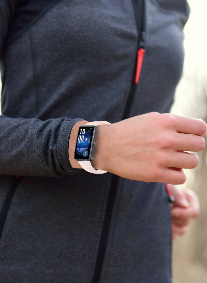 مارجون سوار هواوي باند 9 - حزام بديل من السيليكون الناعم لحزام الساعة الرياضية - Image 4