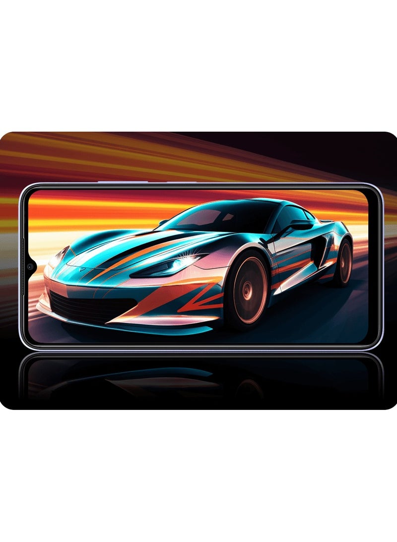 زد تي اي هاتف Blade A55 ثنائي الشريحة 4 جيجابايت + 8 جيجابايت رام 128 جيجابايت 4G أسود لامع - إصدار الشرق الأوسط - Image 4