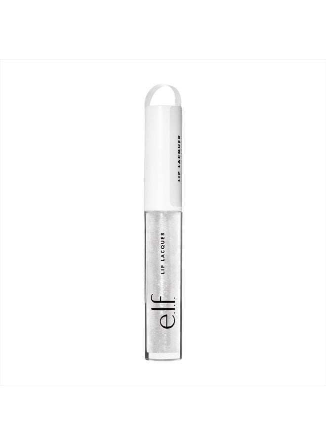 e.l.f. - Lip Lacquer, Moisturizing, Shiny, Non-Sticky, Long Lasting, Provides Maximum Color, Glides On, Bubbles, 0.08 Fl Oz Bubbles - Image 1