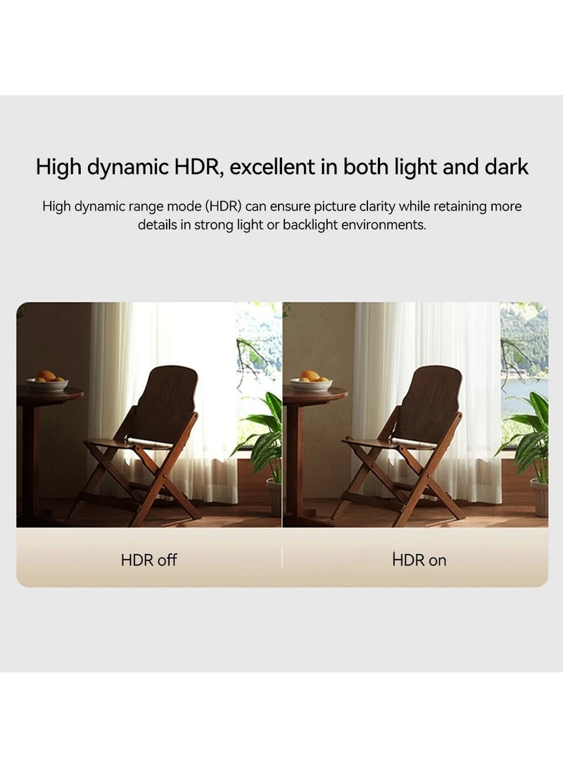 Xiaomi - Smart Camera C500 Pro 5MP HDR Pet detection WiFi FullColor Night Vision Alexa Google Assistant Control-White - Image 1