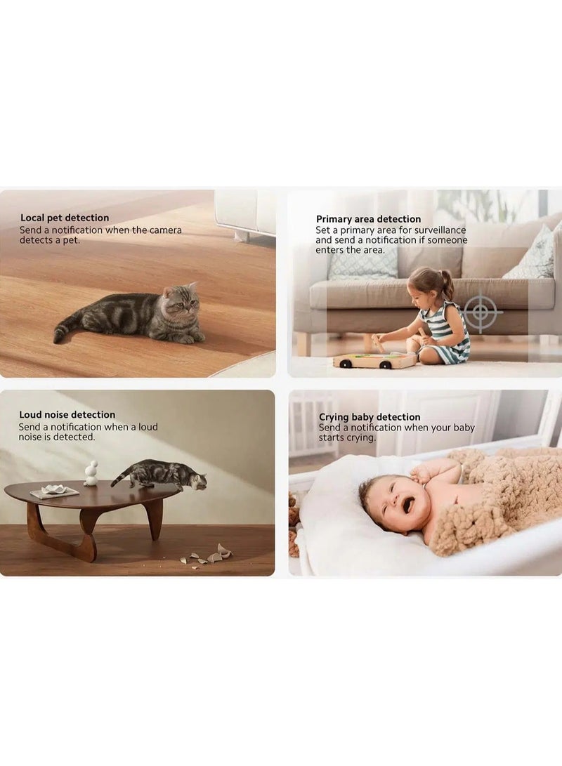 Xiaomi - Smart Camera C500 Pro 5MP HDR Pet detection WiFi FullColor Night Vision Alexa Google Assistant Control-White - Image 1