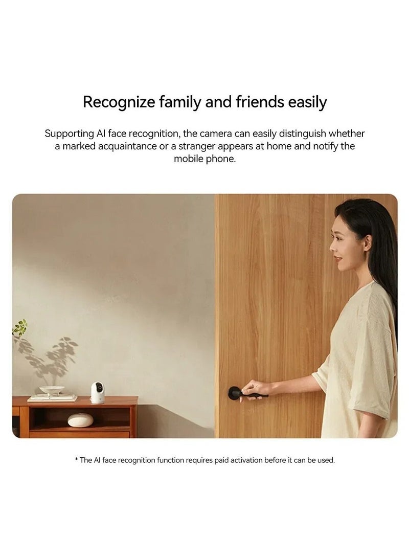 Xiaomi - Smart Camera C500 Pro 5MP HDR Pet detection WiFi FullColor Night Vision Alexa Google Assistant Control-White - Image 1