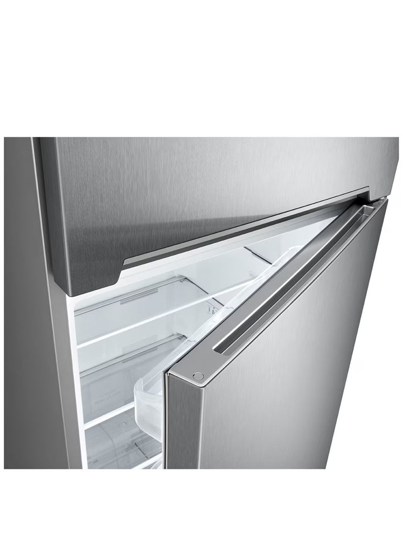 LG - No-Frost Refrigerator - 401 Liters - Top Freezer - Multi Air Flow - Exterior Display Control - LED lighting - GTF402SSAN Silver - Image 1
