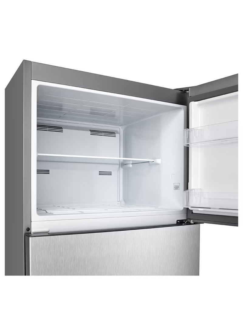 LG - No-Frost Refrigerator - 401 Liters - Top Freezer - Multi Air Flow - Exterior Display Control - LED lighting - GTF402SSAN Silver - Image 1