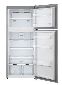 LG No-Frost Refrigerator - 401 Liters - Top Freezer - Multi Air Flow - Exterior Display Control - LED lighting - GTF402SSAN Silver  - Image 2
