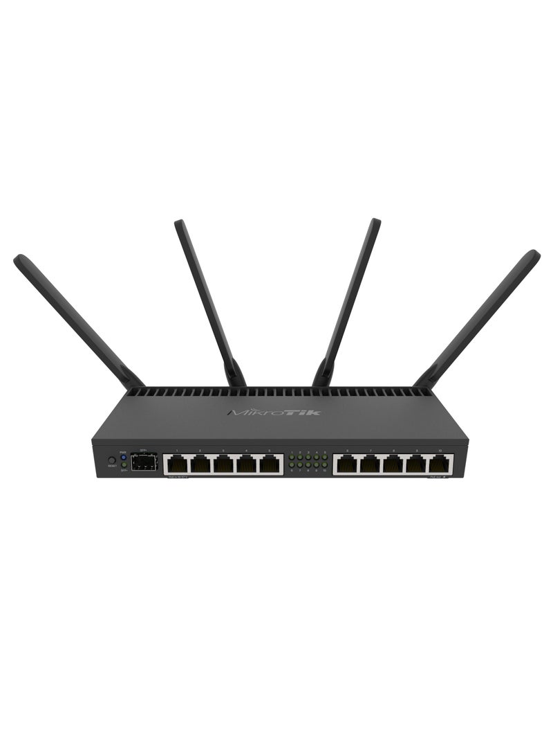 Mikrotik Routerboard 4011iGS+5HacQ2HnD With Desktop Case (RouterOS L5) Black  - Image 1