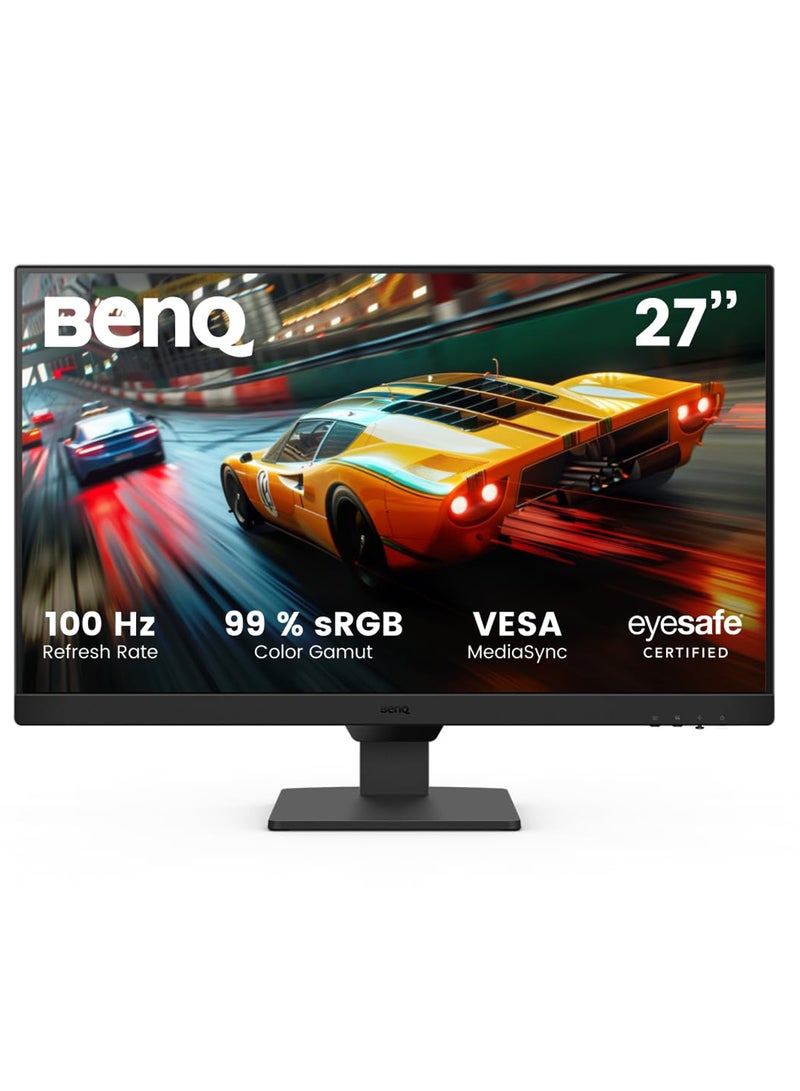 بين كيو - شاشة كمبيوتر ألعاب مقاس 27 بوصة GW2790 100 هرتز FHD 1920x1080p | اي بي اس | تقنية العناية بالعيون | ضوء أزرق منخفض | مضاد للوهج | السطوع التكيفي | مكبرات صوت مدمجة | منفذ العرض | اتش دي ام اي × 2 - Image 1