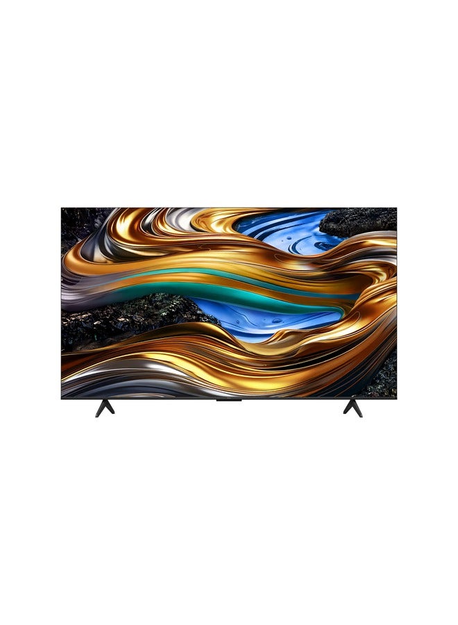 TCL - 75 Inch 4K WCG UHD HDR10+ Google TV, 120HZ DLG, (2024), built In Receiver - 75P71B Brushed Titanium - Image 1