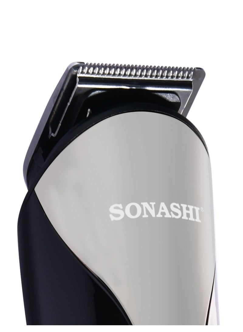 15in1 Rechargeable Hair Clipper Set With HighCapacity Battery And Fast Charging Stainless Steel Blades With Easy Cutting  Box 9 Different Length Limit Combs 2 Hours Continuous Working  SHC-1027N Black