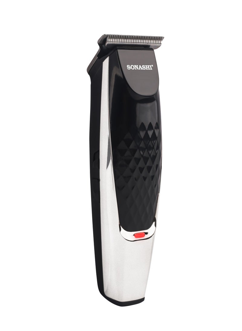 SONASHI Rechargeable Cordless Hair Clipper With RType Cutter Head  Shaving And Hair Sharp And Durable Blades With 5 Piece Combs  Chargeable Device With 1 Hour Continuous Working Cordless Hair Clipper SHC-1052 Black  - Image 3