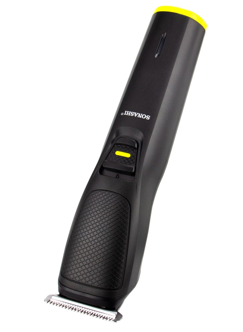 SONASHI Rechargeable Hair Clipper With Sharp Stainless Steel Cutter Blade Charging Indicator Light And Type C USB Cable For Charging Cordless Hair Clipper With USB Cable Mens Grooming Kit  SHC-1057 Black  - Image 2
