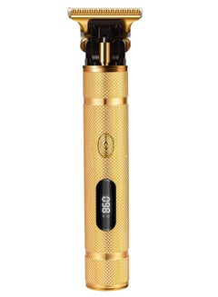 Rechargeable Hair Clipper With Sharp Stainless Steel Cutter Blade Digital LCD Display With 2 Speed Levels LIION Battery With Continuous Working Time 80 Mins Cordless Hair ClipperTrimmer For Men  SHC-1062 Gold