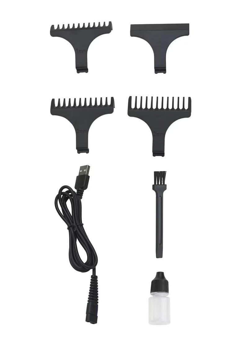 SONASHI - 6-in-1 Rechargeable Hair Clipper Set - Trimmer/Shaver/Nose Trimmer Stainless Steel Blades For Easy Cutting And LCD Display, Use Time - 2 Hours SHC-1064 Black Black - Image 1