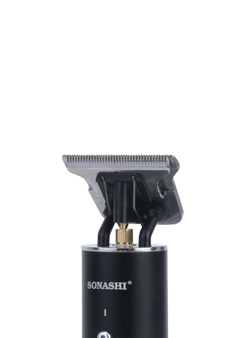 SONASHI - 6-in-1 Rechargeable Hair Clipper Set - Trimmer/Shaver/Nose Trimmer Stainless Steel Blades For Easy Cutting And LCD Display, Use Time - 2 Hours SHC-1064 Black Black - Image 1