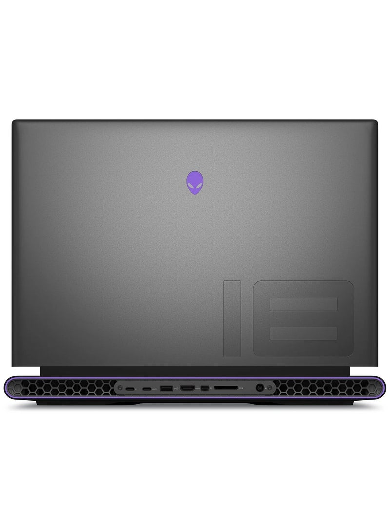 DELL - Alienware m18 R2 Gaming (Upgraded Version) Laptop 14th Gen Intel Core i9 14900HX 18 Inch QHD+ 32GB RAM 2TB SSD NVIDIA RTX 4090 16GB Win 11 English Dark Metallic Moon - Image 1
