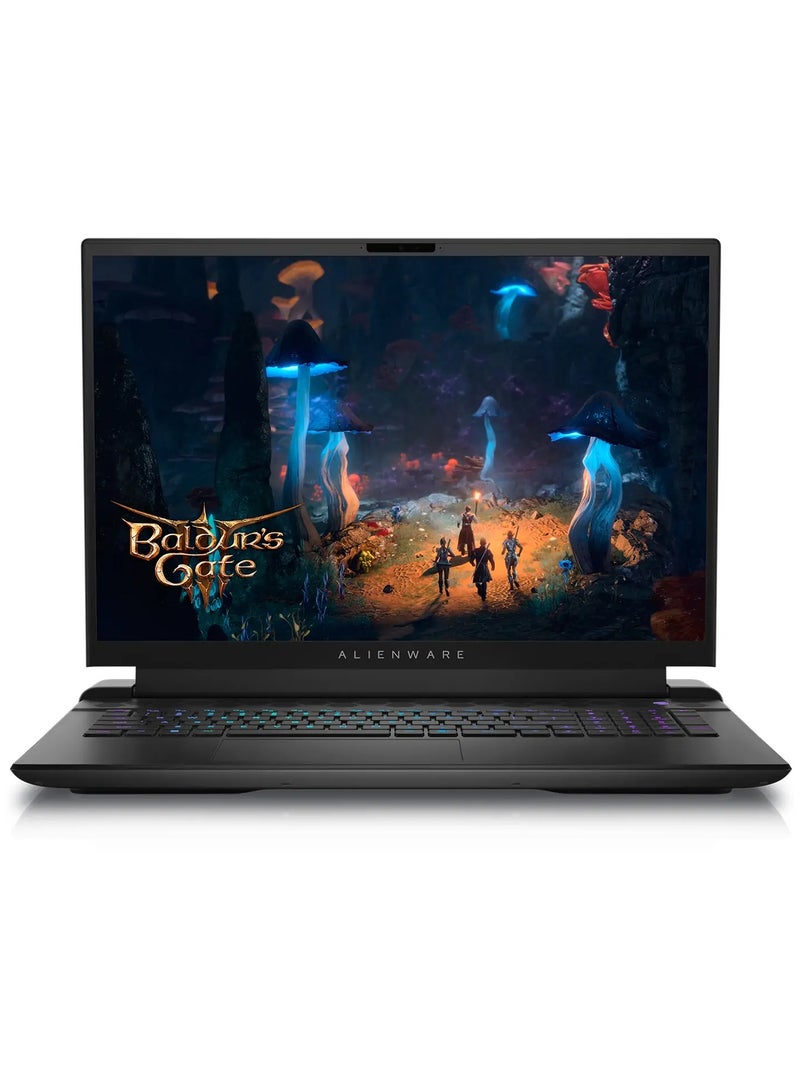 DELL - Alienware m18 R2 Gaming (Upgraded Version) Laptop 14th Gen Intel Core i9 14900HX 18 Inch QHD+ 32GB RAM 2TB SSD NVIDIA RTX 4090 16GB Win 11 English Dark Metallic Moon - Image 1