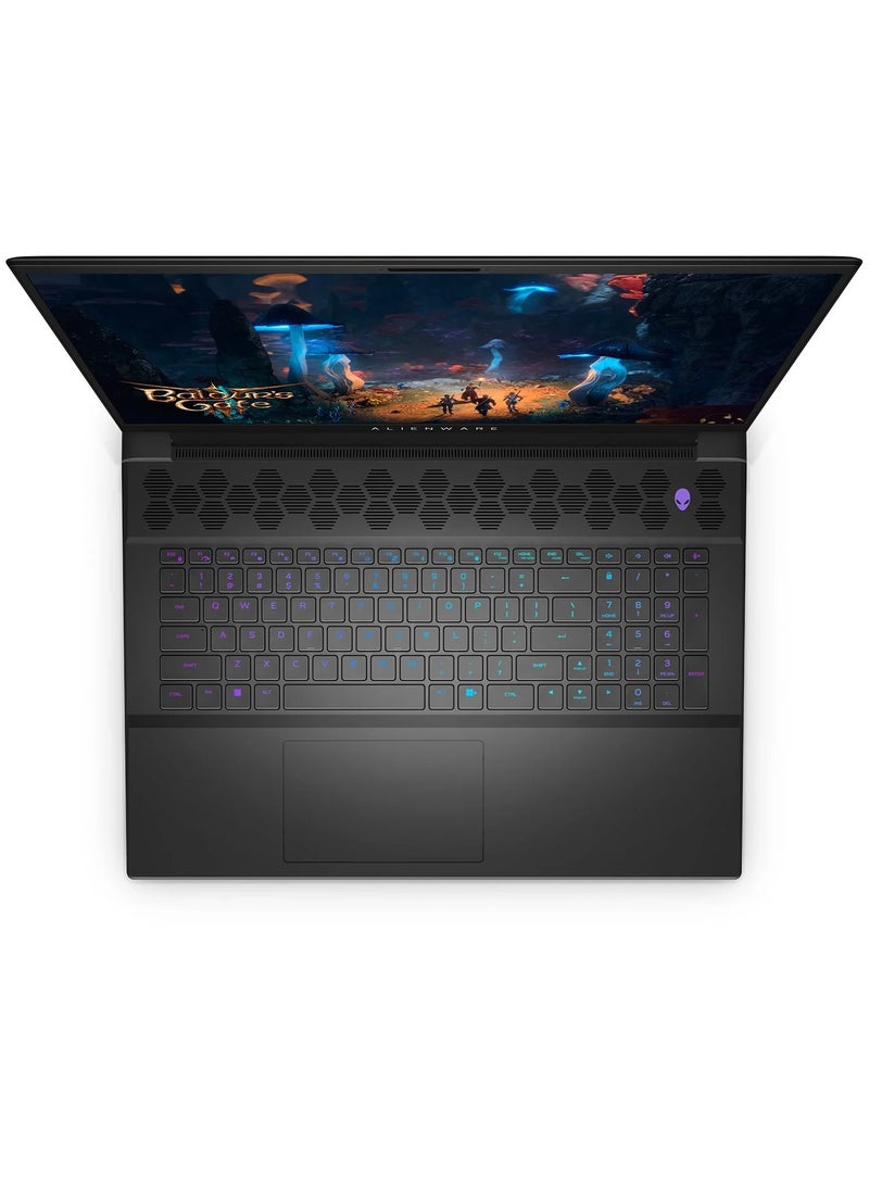 DELL - Alienware m18 R2 Gaming (Upgraded Version) Laptop 14th Gen Intel Core i9 14900HX 18 Inch QHD+ 32GB RAM 2TB SSD NVIDIA RTX 4090 16GB Win 11 English Dark Metallic Moon - Image 1