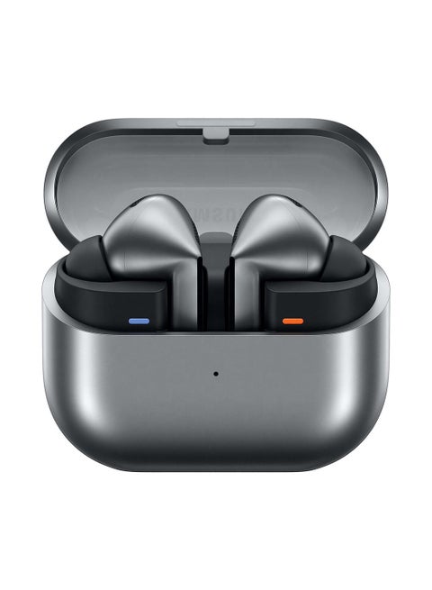 Galaxy Buds 3 Pro Silver with Galaxy Ai | Adaptive ANC | Real-Time Interpreter | 24-Bit Hi-Fi Audio | Up to 37H Battery | Ip57 Silver