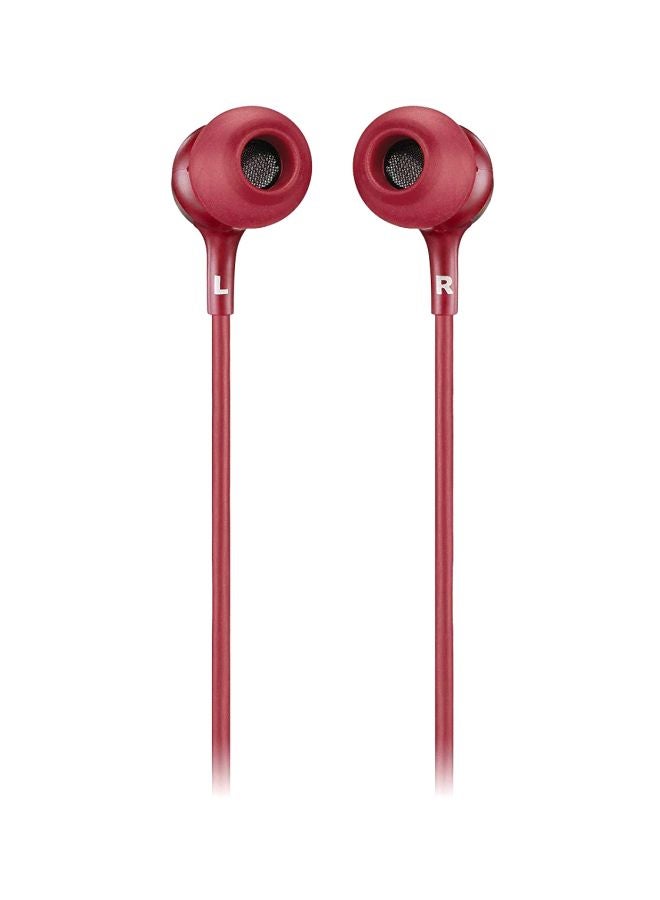 JBL Renewed - Live 100 Wired In-Ear Headphones Red  - Image 2