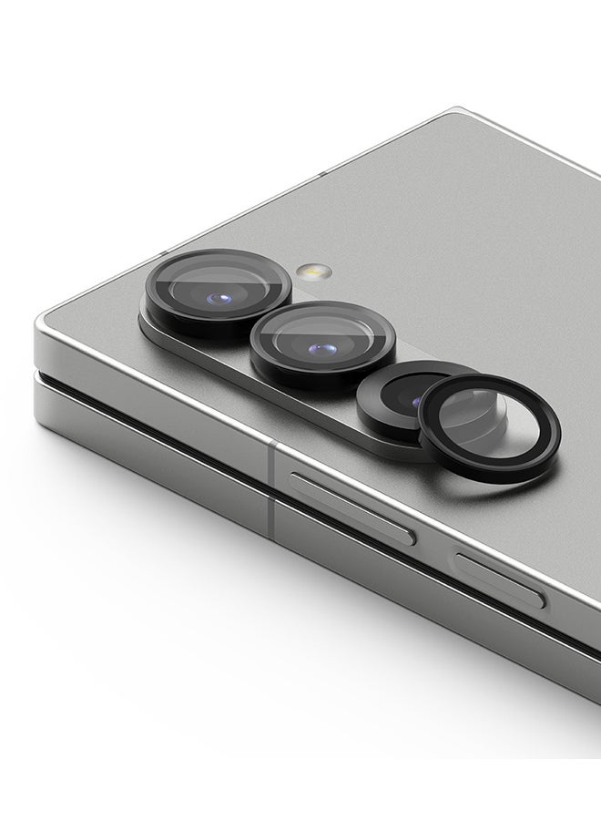 Ringke Frame Glass Protector For Samsung Galaxy Z Fold 6 Anti-Fingerprint Camera Lens Tempered Glass Covers & Aluminum Alloy Frames Clear  - Image 1