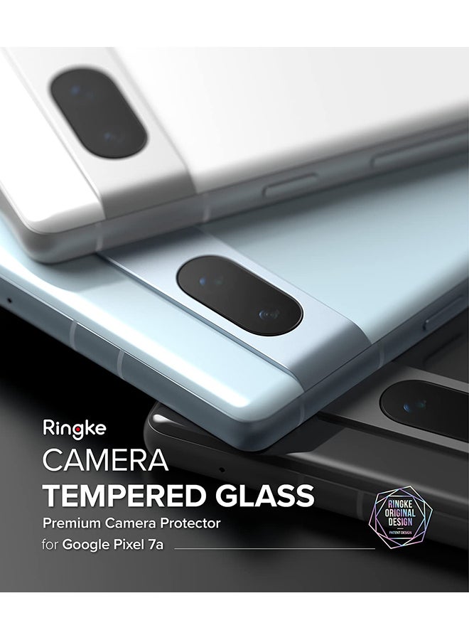 Ringke Glass Camera Protector [3 Pack]Compatible with Google Pixel 7a Hard Tempered Glass Protector Ultra-Thin Case-Friendly Full-Cover Camera Lens Protector Clear - Image 3