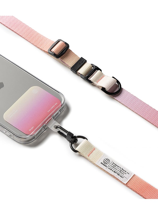 رينجك - Holder Link & Snap Hook Lanyard Strap Designed for Universal iPhone/Galaxy/Android Cell Phone Case, Digital Camera, Tablet, Keys, ID - Aloha Sunset - Image 1