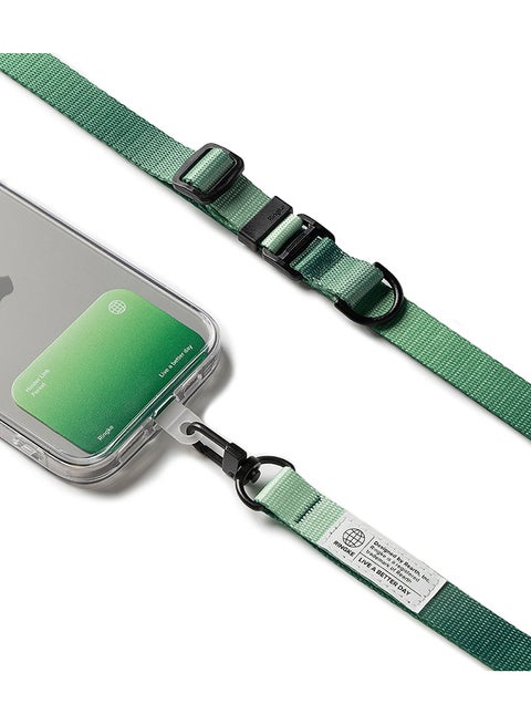 Holder Link & Snap Hook Lanyard Strap Designed for Universal iPhone/Galaxy/Android Cell Phone Case, Digital Camera, DSLR, Tablet, Keys, ID - Forest