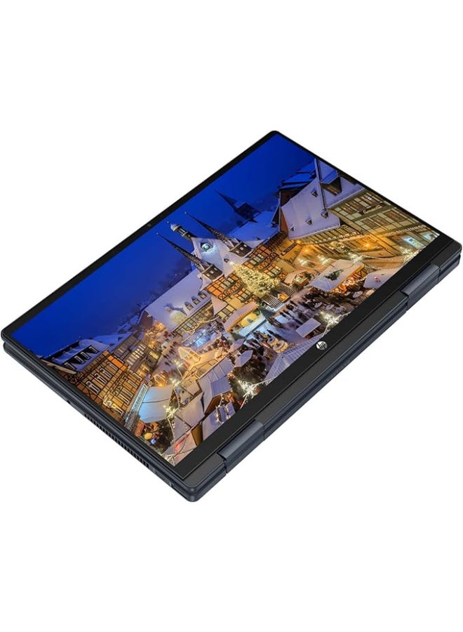 HP - 14-ek0013dx (Upgraded Version) Laptop With 14-Inch Display, Core i3-1215U Processor/8GB RAM/512GB SSD/Intel Iris XE Graphics/Windows 11 + ROKC Bundle English Blue - Image 1