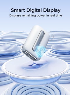 JOYROOM 20000 mAh JR-L012 Plus 22.5W mini Power Bank 20000mAh with Dual Cables White  - Image 2
