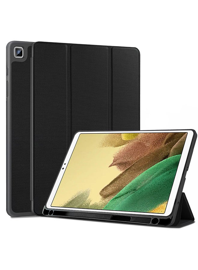 مارجون (لجهاز سامسونج جالاكسي تاب A7 لايت) غلاف فولي خفيف الوزن نحيف من الجلد مع فتحة قلم غلاف خلفي مضاد للصدمات مع حامل استند تلقائي للإيقاظ/النوم - Image 1