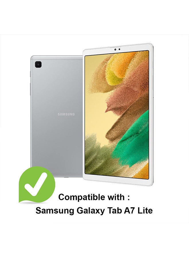 مارجون (لجهاز سامسونج جالاكسي تاب A7 لايت) غلاف فولي خفيف الوزن نحيف من الجلد مع فتحة قلم غلاف خلفي مضاد للصدمات مع حامل استند تلقائي للإيقاظ/النوم - Image 2